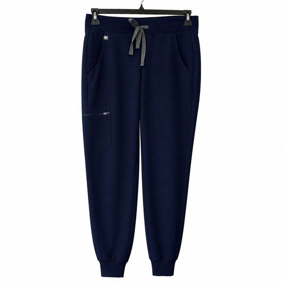 Figs Pants - FIGS Womens Small‎ Zamora Jogger Scrub Pants Navy Blue W18SW2005 PO 1683